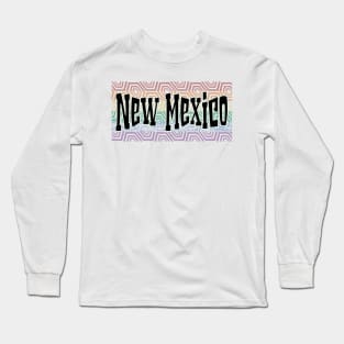 LGBTQ PATTERN AMERICA : NEW MEXICO Long Sleeve T-Shirt